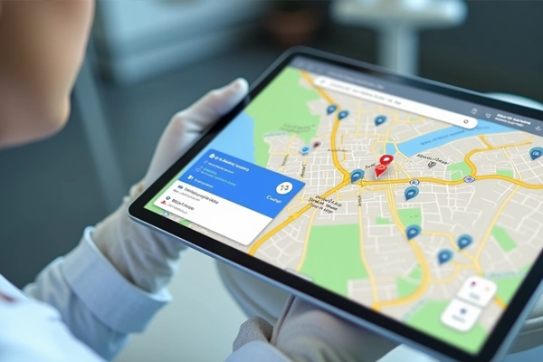 Empresa local melhorando presença no Google Maps e SEO local em SEO local para clínicas: como atrair pacientes pelo Google