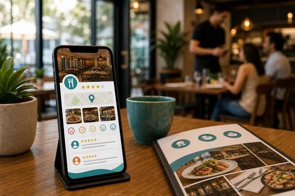 Empresa local melhorando presença no Google Maps e SEO local em SEO local para restaurantes: avaliações, fotos e presença no Maps